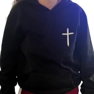 Black Friday Deal!! I can do all things Through Christ Black Custom Made Hoodie